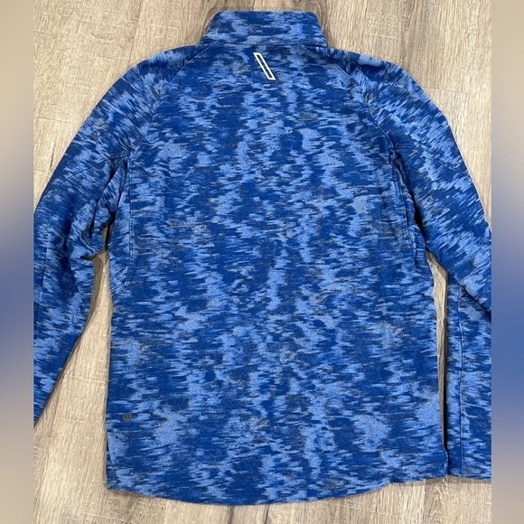 Men’s Lululemon Size Medium Half Zip Navy Camo Swirl Soft Workout Sweater EUC - Picture 5 of 7